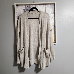 VGUC Large Cherish Cream Open Front Cardigan